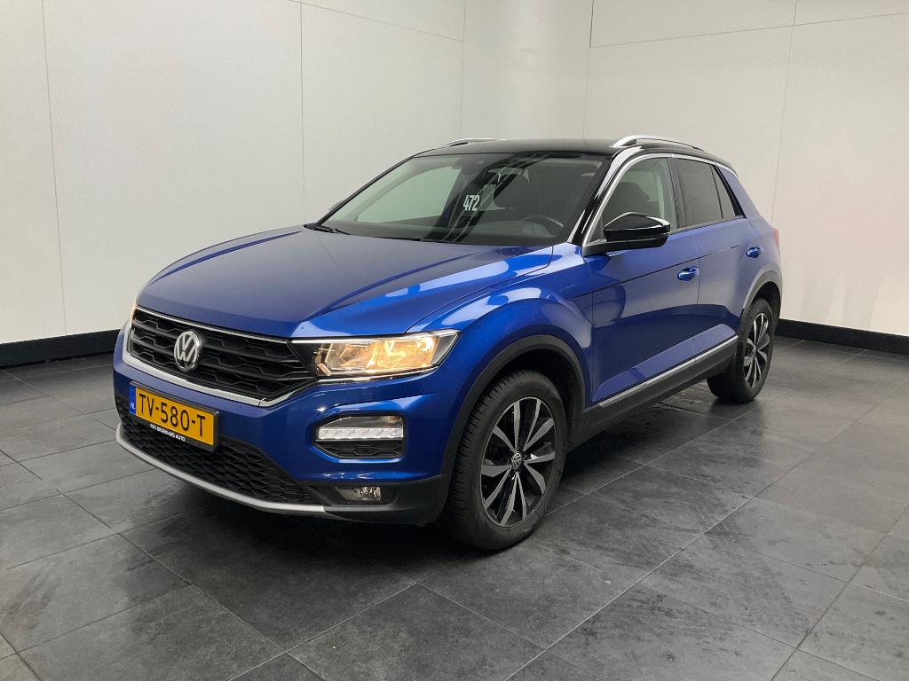 blå begagnad volkswagen t-roc till salu på ecarstrade