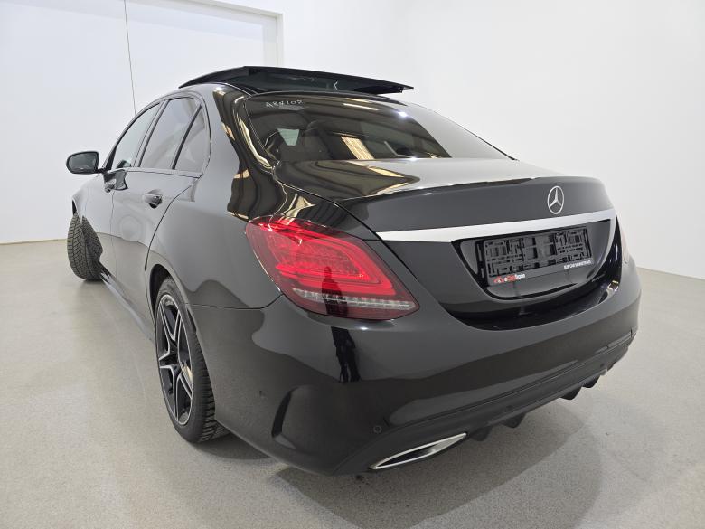 Mercedes C 180d AMG Night Aut. Pano LED-Xenon Navi Sport-Leather KeylessGo Camera Klima PDC ... #6