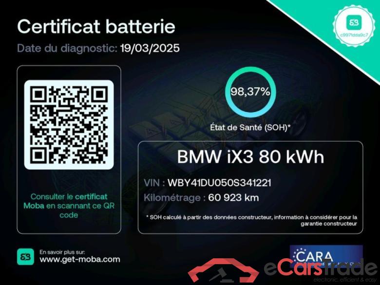BMW M Sport 286ch Inspiring BVA8 Série iX3 Inspiring 80kWh BVA #2