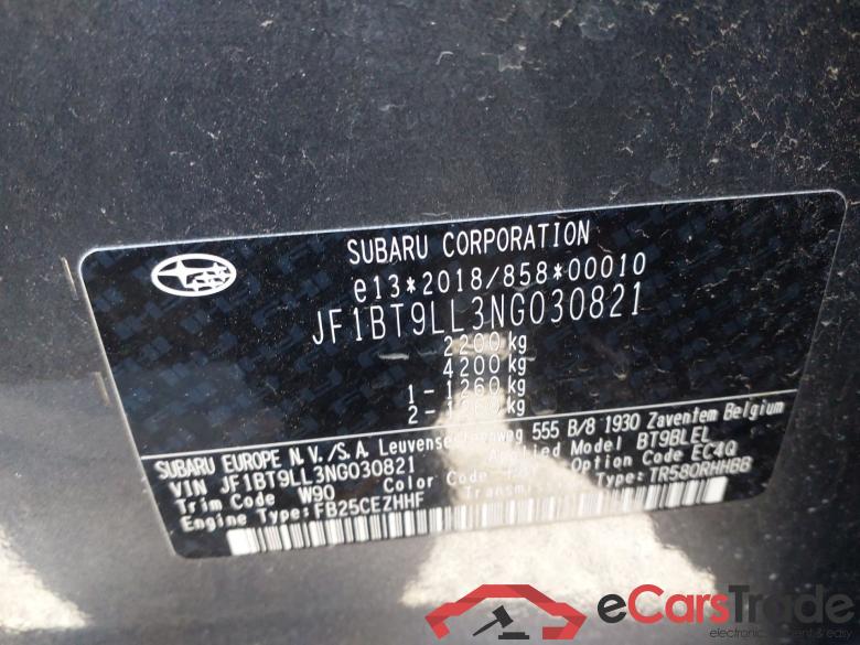 SUBARU Outback 2.5 169CV CVT AUT TOURING #5