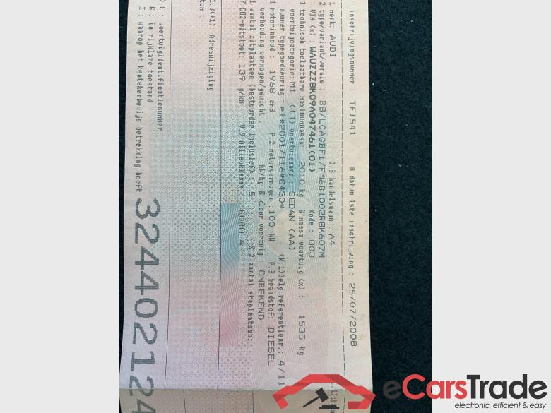 AUDI A4 LIM. 2,0 TDI 136 CV/PK 6V #6