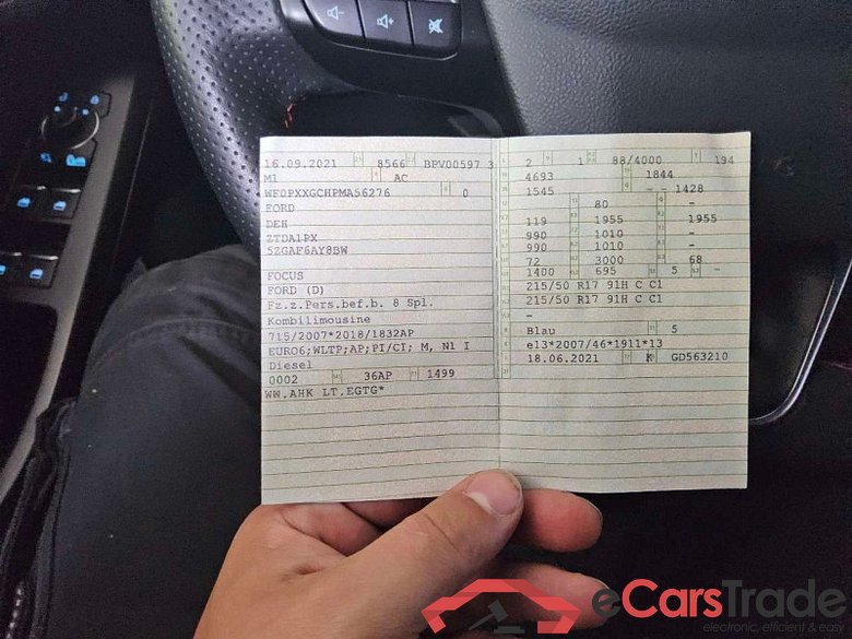 Ford Focus Turnier (CGE)(2018->) DE - Kb5 1.5 EcoBlue EU6d, ST-Line Start/Stopp (EURO 6d), 2020 - 2022 #3