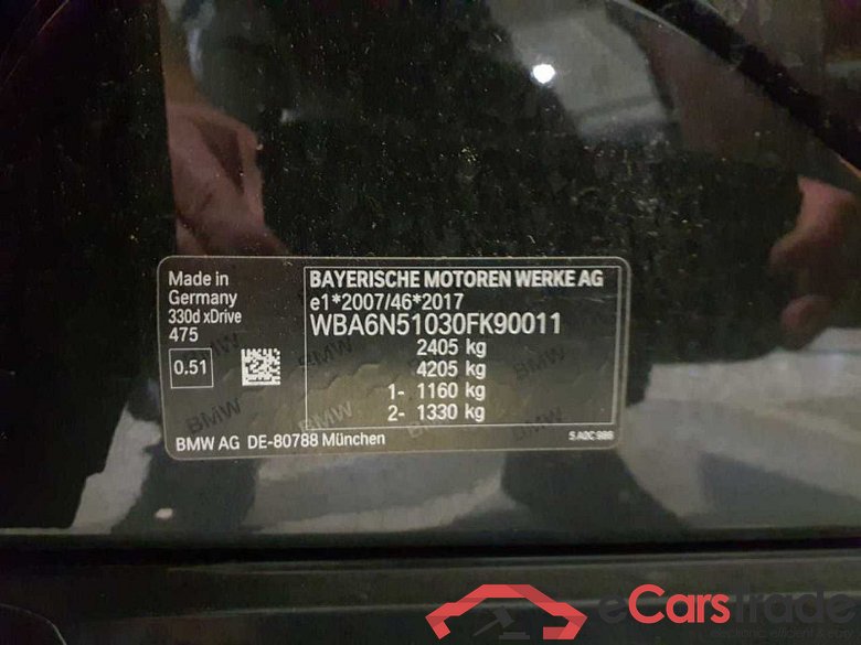 BMW Baureihe 3 Touring (G21)(06.2019->) DE - Kb5 330 d Mild-Hybrid EU6d, xDrive M Sport (EURO 6d), 2020 - 2022 #4