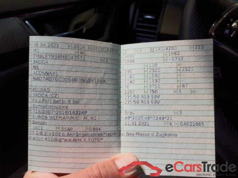 Skoda Kodiaq (NS)(2016->) DE - SUV5 2.0 TSI EU6d, Sportline 4x4 OPF (EURO 6d), 2021 - 2021 #4