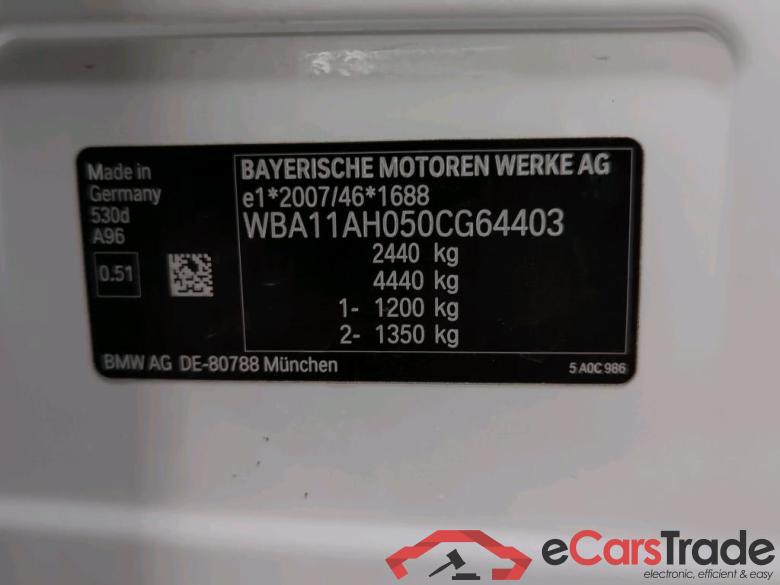 BMW 5-Serie ´16 Baureihe 5 Lim. 530 d Luxury Line 3.0 210KW AT8 E6d #4
