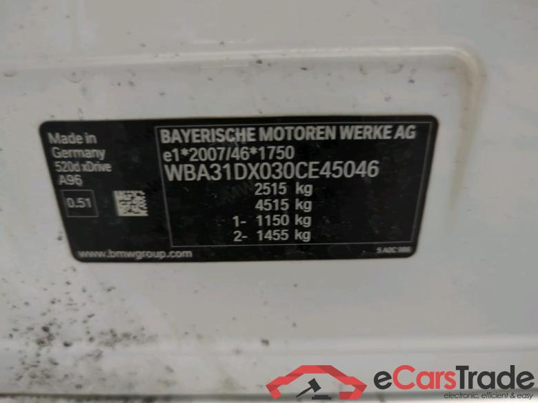 BMW 5-Serie Touring ´16 Baureihe 5 Touring 520 d xDrive 2.0 140KW AT8 E6dT #4