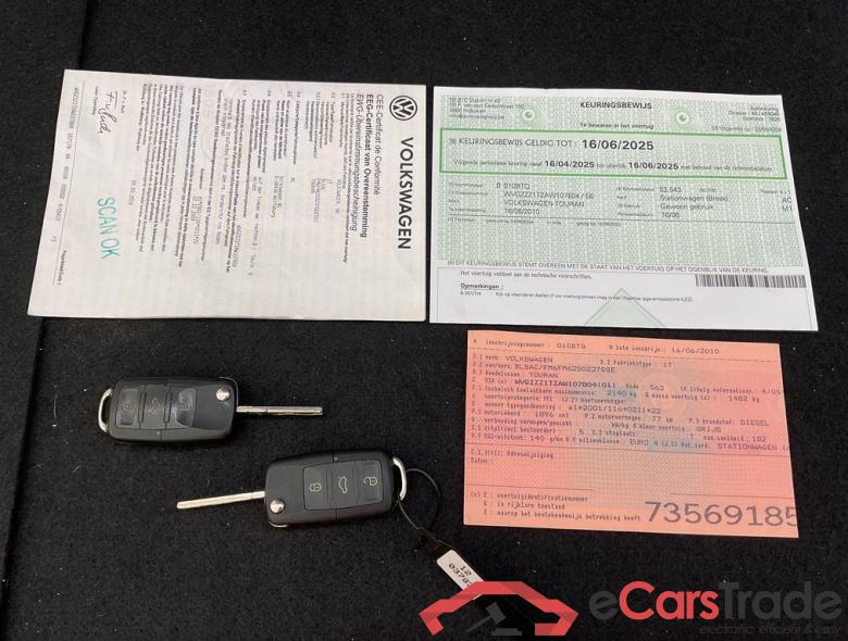 VOLKSWAGEN Touran BM TDI DPF 105HP 6V #6