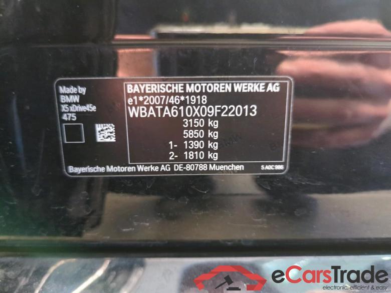 BMW X5 ´18 Baureihe X5 xDrive 45 e M Sport 3.0 290KW AT8 E6d #4