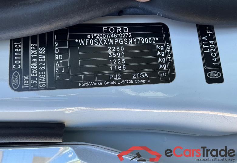 Ford _Transit Connect ´13 Transit Connect Kasten lang Trend 1.5 EcoBlue 88KW E6d #5