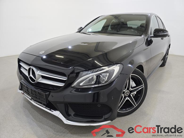 Mercedes C 180d AMG Aut. LED-Xenon Ambient Navi Sport-Leather KeylessGo Camera Klima PDC ...