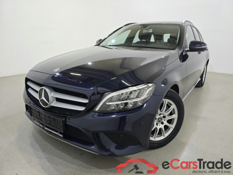 Mercedes C 180d Aut. LED-Xenon Navi-Pro Sport-Leather KeylessGo Camera Klima PDC ...