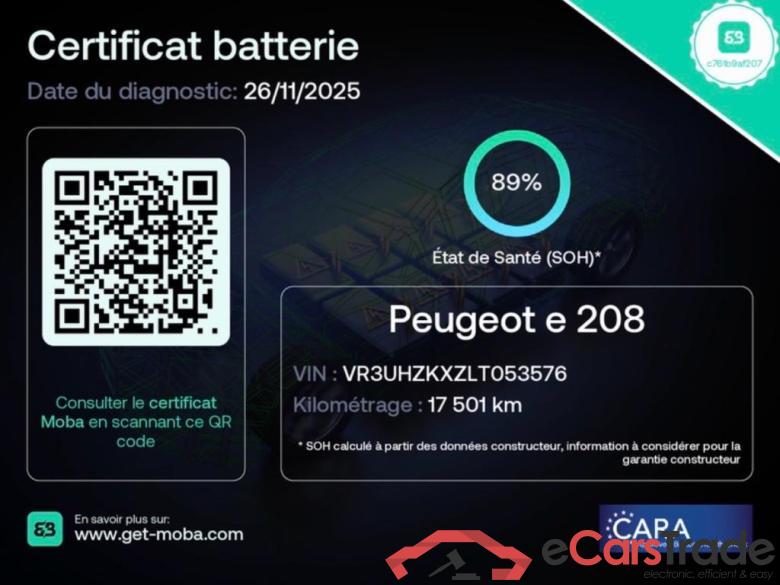 208 (e-) Active Business 50kWh BVA #2