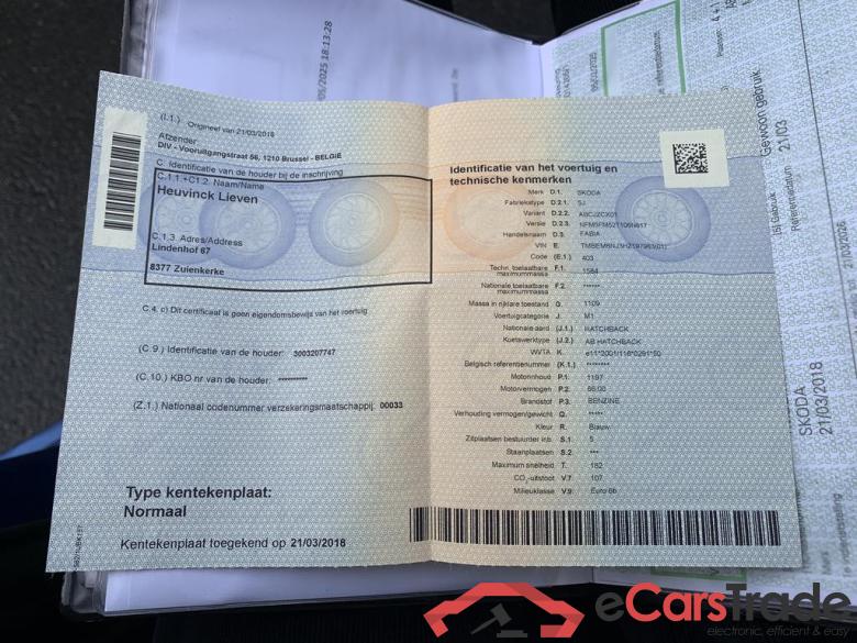 SKODA Fabia AMB TS66/1.2 M5F #5