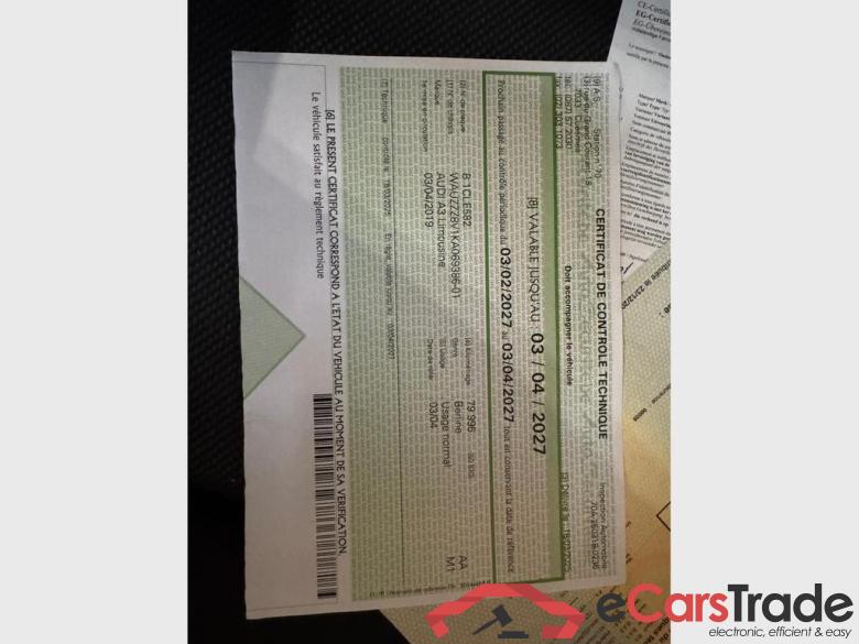 AUDI A3 Sedan Audi A3 Berline  30 TDI  85(116) kW(ch) 6 vitesses #6