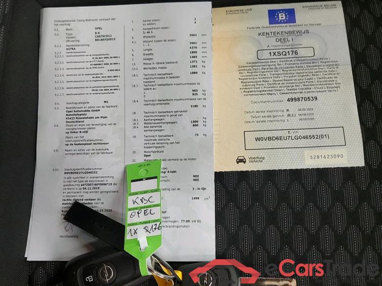 OPEL - OPE ASTRA 1.5 Turbo D 105PK Edition Pack Experience & Multimedia Nav & Park Pilot #4