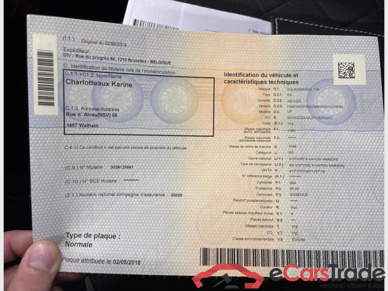 VOLKSWAGEN Cross Up! cross up! 1.0 TSI  66 kW (90 ch) 5 vitesses manuel #3