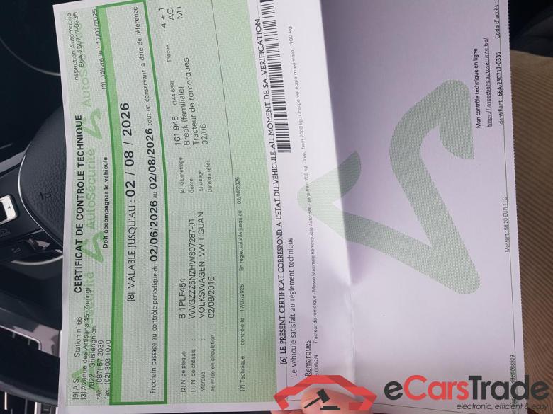 VOLKSWAGEN Tiguan Tiguan Comfortline 2.0 TDI SCR BMT 110 kW (150 ch) 6 vitesses manuel #5