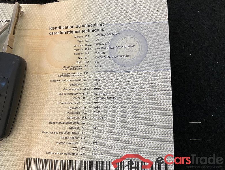 VOLKSWAGEN Tiguan Tiguan Sport & Style 2.0 TDI SCR BlueMotion Technology 81 kW (110 ch) 6 vitesses manuel #4