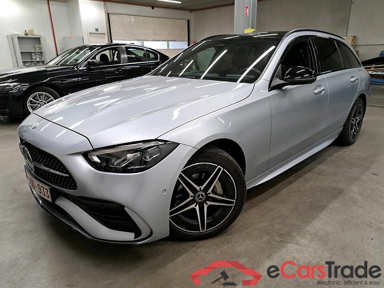 MERCEDES - MER C BREAK 300 e 313PK DCT AMG Line & Night Pack & Pano Roof * HYBRID *