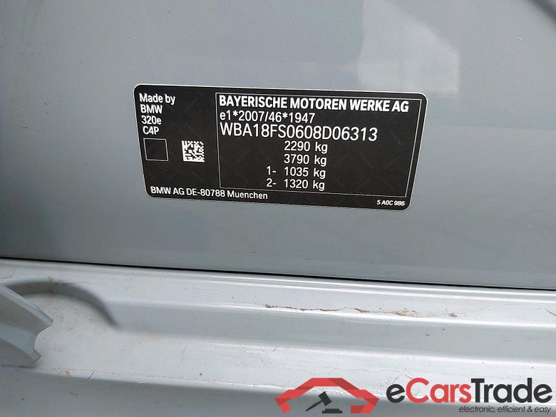 BMW - BMW 3 BERLINE 320e 204PK M Sport With Heated Seats & Entertainment Pack & Pack Travel With Electric Sliding Roof  * HYBRID * #6