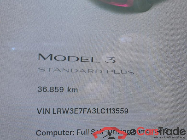 TESLA - TES MODEL 3 Standard RWD Plus 306PK   * ELECTRIC * #5