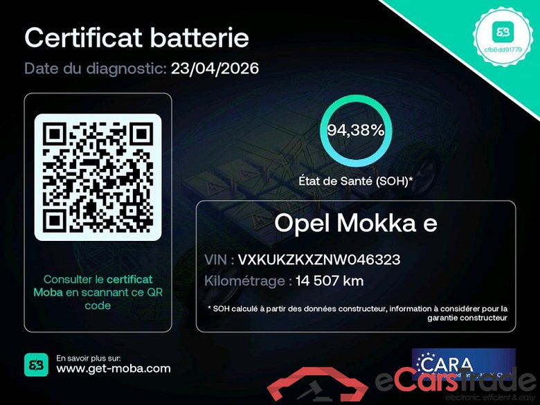 Mokka e Elegance Business 50kWh BVA #2