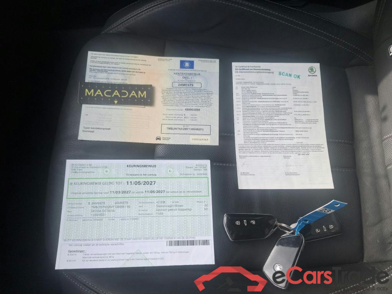 SKODA - SKO OCTAVIA COMBI 1.4 TSI PHEV 204PK DSG6 Clever+ & Climatronic & Heated Leather Front & Rear seats & Pano Roof & Adaptive Cruise & Canton Sound & Trailer Hook  * HYBRID * #4
