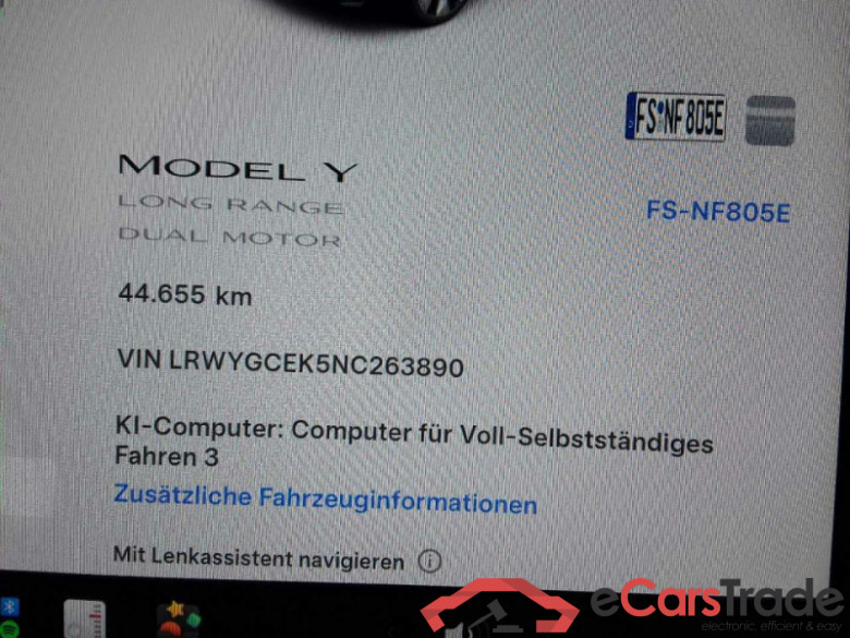 Tesla Model Y - SUV5 Dual, Maximale Reichweite Dual AWD, 2021 - 2025 Maximum Range / Premium #3