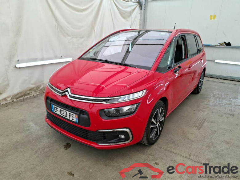 C4 Grand Picasso Shine 1.5 BlueHDi 130CV BVA8 Repeint en Rouge / Teinte SIV Blanc Banquise./ WHITE CAR REPAINT IN RED #1