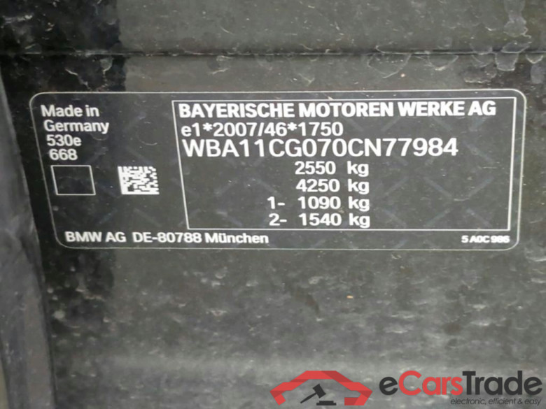 Baureihe 5 Touring 530 e 2.0 215KW AT8 E6d #4
