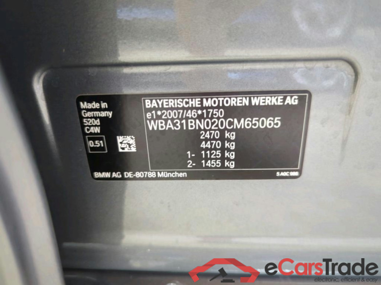 Baureihe 5 Touring 520 d Luxury Line 2.0 140KW AT8 E6d #4