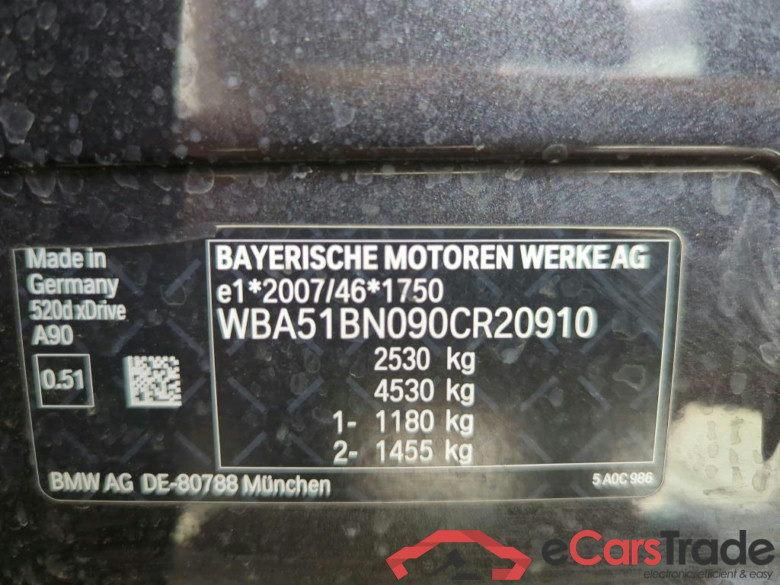 Baureihe 5 Touring 520 d xDrive Luxury Line 2.0 140KW AT8 E6d #4