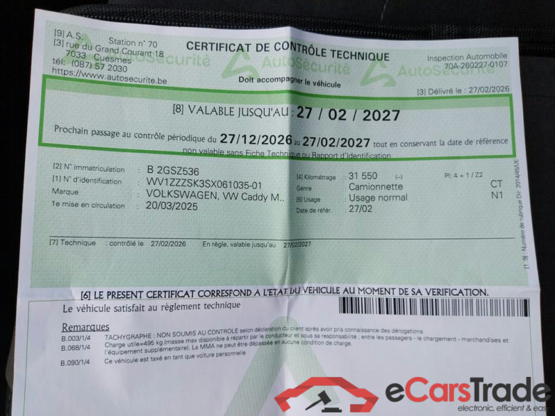 VOLKSWAGEN Caddy Maxi Caddy Maxi Style  Empattement Long 1.5 TSI 85kW 6V #4