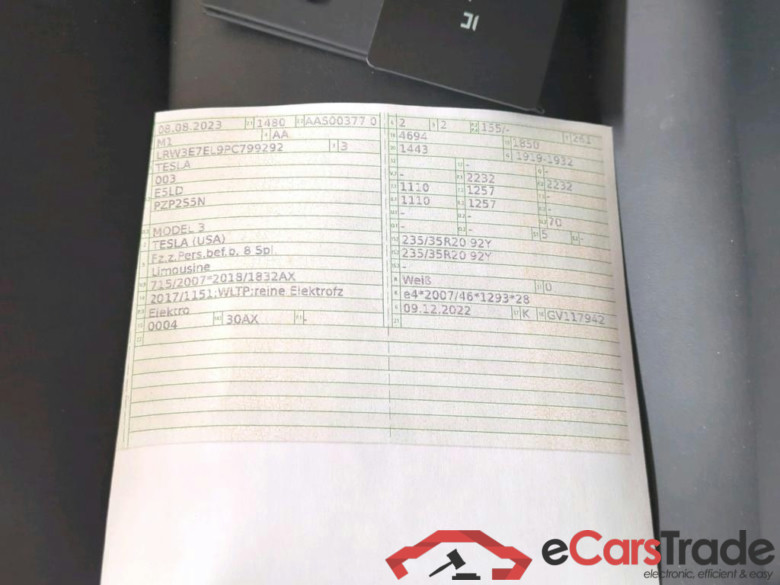 TESLA Model 3 Langstreckenbatt. Allradantrieb Dual Motor Performance 4d 393kW #6