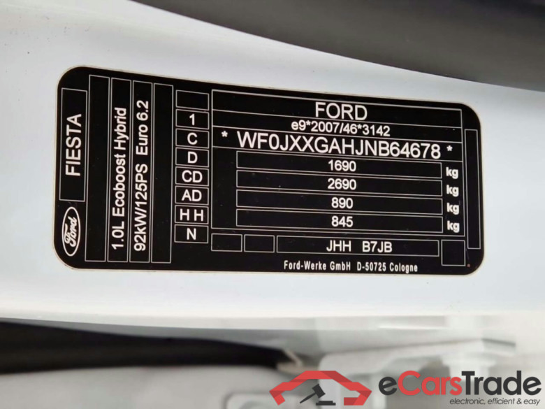 FORD Fiesta 1.0 EcoB.Hy. Tit. #4