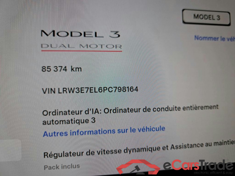 TESLA - TES Model 3 Performance Dual Motor AWD 513PK  * ELECTRIC * #5