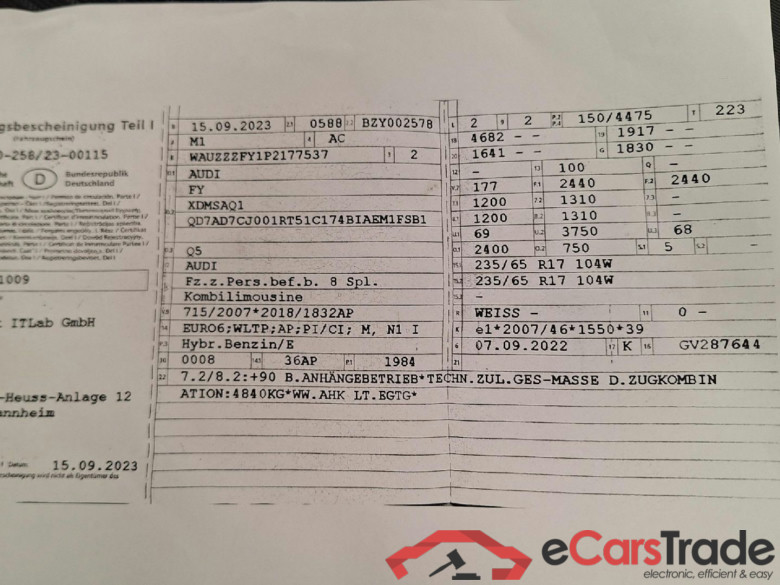 Q5 40 TFSI quattro 2.0 TFSI 150KW AT7 E6d #2